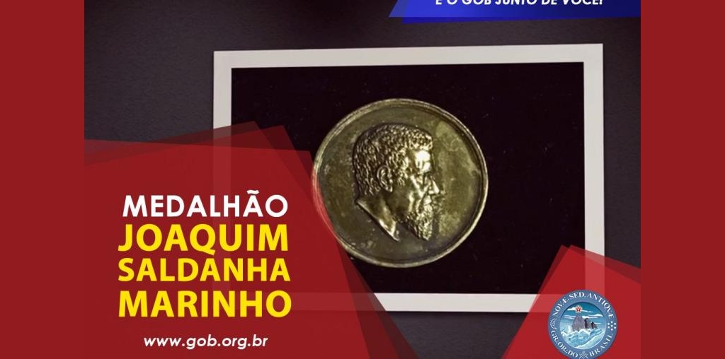 Medalhão de Prata Joaquim Saldanha Marinho